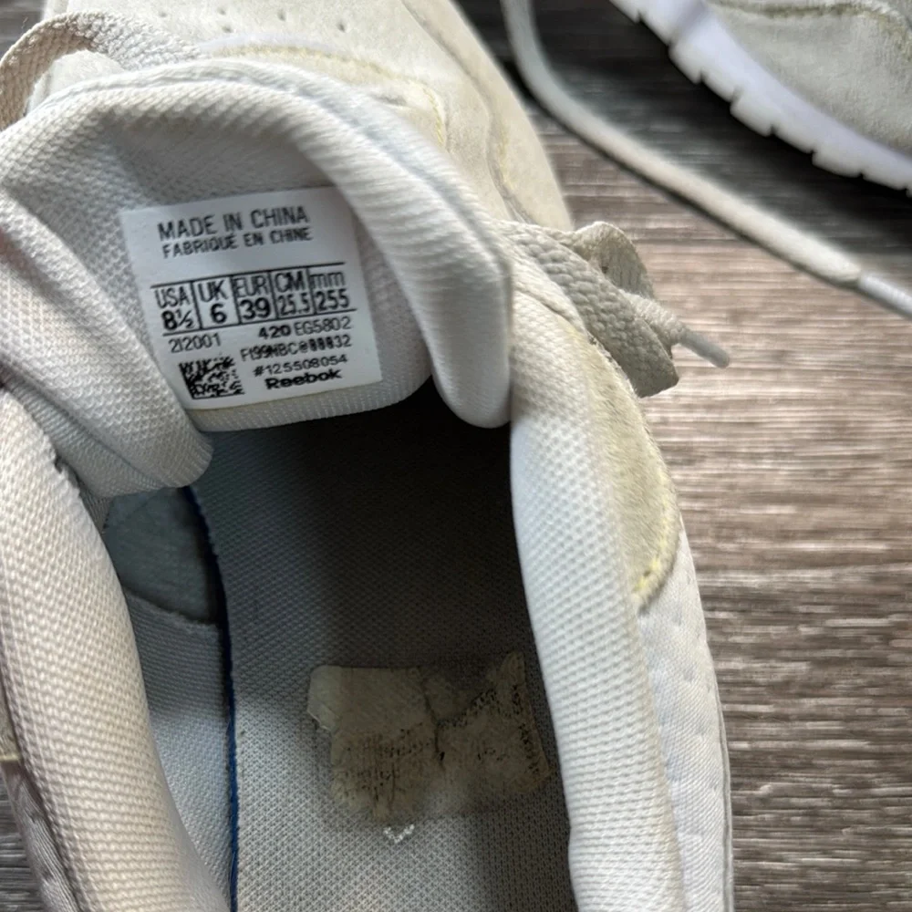 Reebok Cream Athletic Shoes